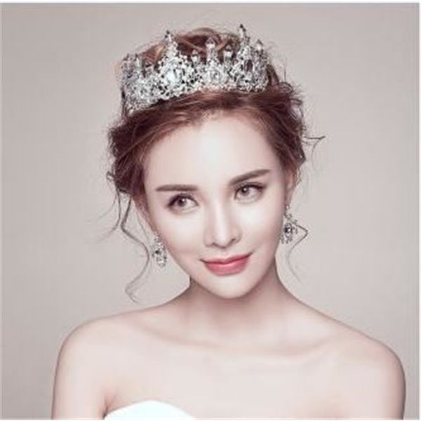 nheaddress японский и корейский стиль свадебный венец новая атмосфера ручной кристалл кольцо белого пряжи свадебные аксессуары для волос, Silver
nheaddress японский и корейский стиль свадебный венец новая атмосфера ручной кристалл кольцо белого пряжи свадебные аксессуары для волос, Silver