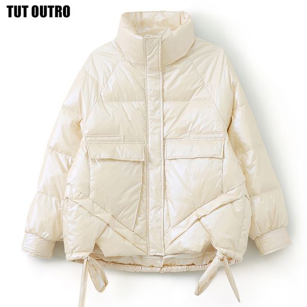 winter women's loose big pocket a line short white duck down women jacket coats girls thinck warm snow wear outdoor clothing 201019, Black
winter women's loose big pocket a line short white duck down women jacket coats girls thinck warm snow wear outdoor clothing 201019, Black