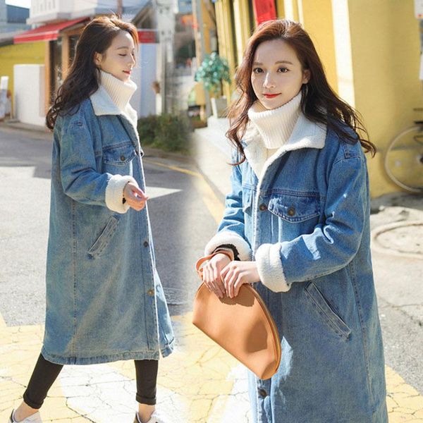 women denim jacket winter denim coat casual jeans jackets female coats loose thick lambs warm jackets overcoat, Tan;black
women denim jacket winter denim coat casual jeans jackets female coats loose thick lambs warm jackets overcoat, Tan;black