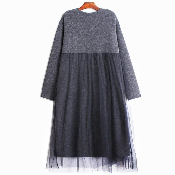 superaen new design loose autumn o neck lace plaid patchwork knitted dresses women, Black;gray
superaen new design loose autumn o neck lace plaid patchwork knitted dresses women, Black;gray