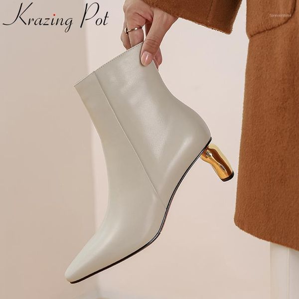 boots krazing pot 2021 fashion cow leather strange style square toe winter shoes zipper dating solid dress office lady ankle l691, Black
boots krazing pot 2021 fashion cow leather strange style square toe winter shoes zipper dating solid dress office lady ankle l691, Black