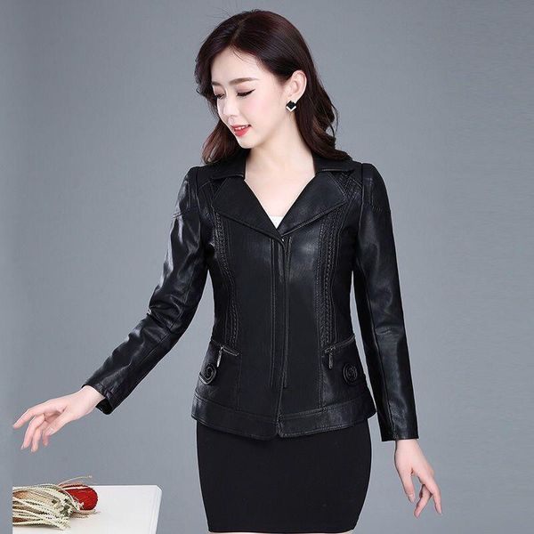 women's leather & faux big size 5xl coat women 2021 jacket short slim motorcycle clothing female outerwear black
women's leather & faux big size 5xl coat women 2021 jacket short slim motorcycle clothing female outerwear black