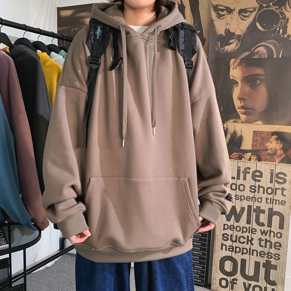 2021 new privathinker solid color hoodies autumn new men's hooded sweatshirts man korean classic streetwear casual pullovers w0z0, Black
2021 new privathinker solid color hoodies autumn new men's hooded sweatshirts man korean classic streetwear casual pullovers w0z0, Black