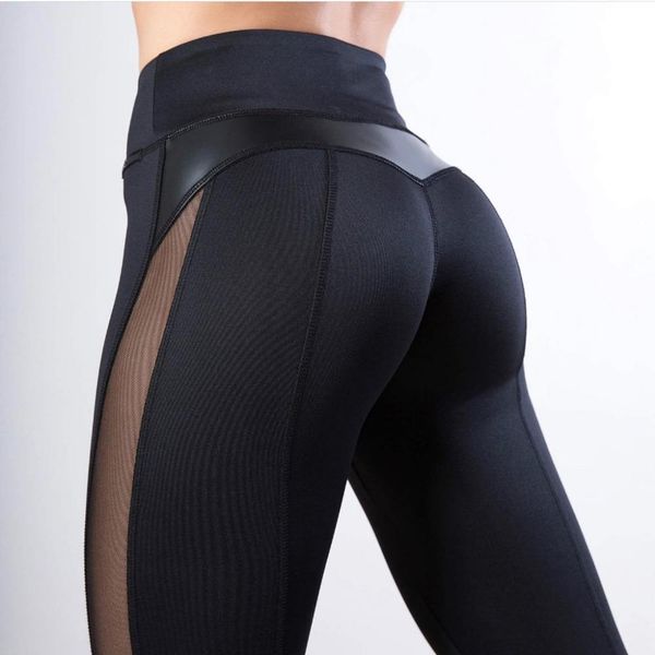 mesh leather patchwork black leggings women high waist fitness push up hiking legging pants jogging femme
mesh leather patchwork black leggings women high waist fitness push up hiking legging pants jogging femme