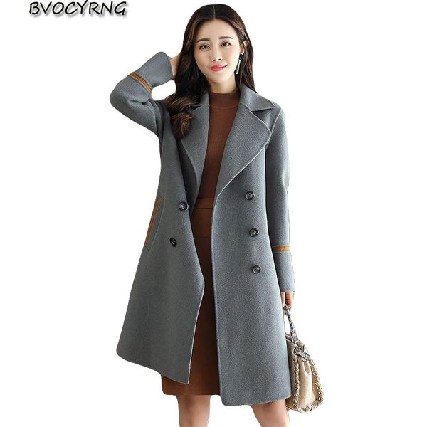 women's wool & blends jacket winter cashmere woolen coat long leisure parka 2021 high-end clothing womens coats female a0883, Black
women's wool & blends jacket winter cashmere woolen coat long leisure parka 2021 high-end clothing womens coats female a0883, Black