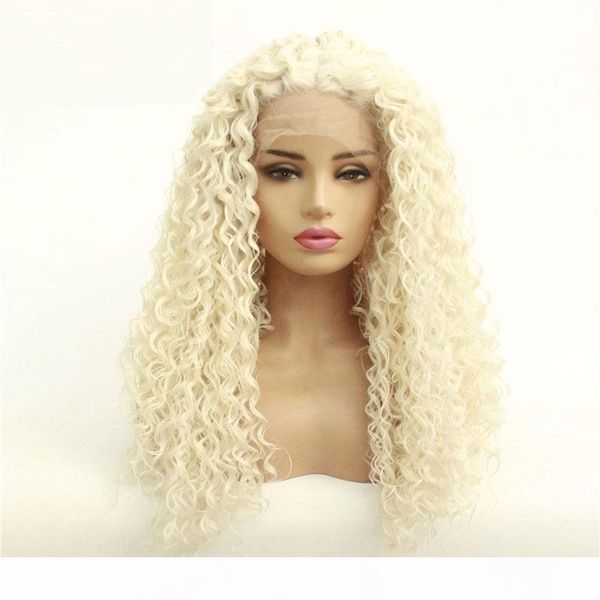 blonde color synthetic lace frontal wigs afro kinky curly lace front wig high temperature fiber perruques de cheveux humains 19511-60, Black;brown
blonde color synthetic lace frontal wigs afro kinky curly lace front wig high temperature fiber perruques de cheveux humains 19511-60, Black;brown