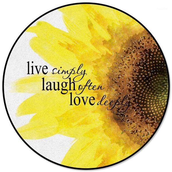 live simple laugh often love sunflower round carpets for kids room big area rug floor mat for bedroom living room home decor1
live simple laugh often love sunflower round carpets for kids room big area rug floor mat for bedroom living room home decor1