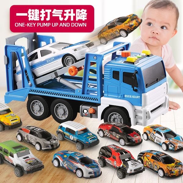 children play large flat trailer toys boys car simulation model return inertia 3-4 year old baby
children play large flat trailer toys boys car simulation model return inertia 3-4 year old baby