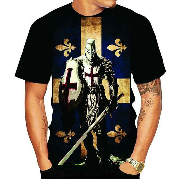 new knight templar 3d printing t-shirt men and women fashion casual short-sleeved t-shirt streetwear oversized t-shirt, White;black
new knight templar 3d printing t-shirt men and women fashion casual short-sleeved t-shirt streetwear oversized t-shirt, White;black