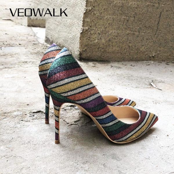veowalk красочные нашивки женщины высокие каблуки sexy ladies остроконечные toe скольжения на stiletto насосы женщина shiny night club party, Black
veowalk красочные нашивки женщины высокие каблуки sexy ladies остроконечные toe скольжения на stiletto насосы женщина shiny night club party, Black