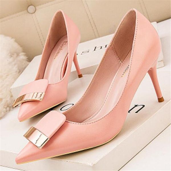 2021 women pointed toe thin heel shoes 7cm high heels fashion patent leather wedding party dress pumps woman office shoes, Black
2021 women pointed toe thin heel shoes 7cm high heels fashion patent leather wedding party dress pumps woman office shoes, Black