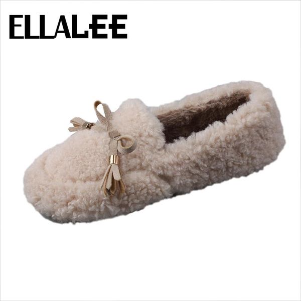 flat loafers women lovely bowaknot tassel warm plush lining round toe shallow soft sole durable fluffy slip on leisure shoes, Black
flat loafers women lovely bowaknot tassel warm plush lining round toe shallow soft sole durable fluffy slip on leisure shoes, Black