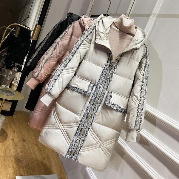 2020 duck down jacket women hooded long puffer down coat winter autumn korean jackets piumino donna ktl-2365 kj3725, Black
2020 duck down jacket women hooded long puffer down coat winter autumn korean jackets piumino donna ktl-2365 kj3725, Black
