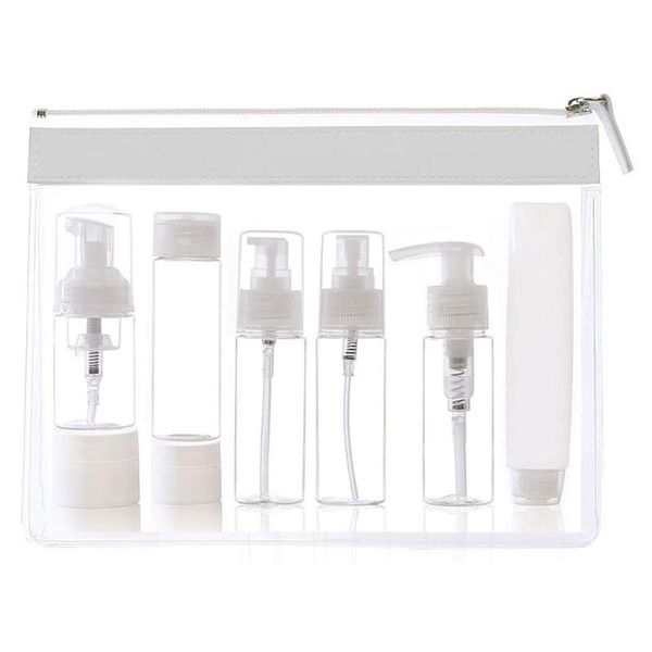 8 travel bottles, travel containers, portable size toiletries bottles set, clear cosmetic&makeup liquid containers (8 pac
8 travel bottles, travel containers, portable size toiletries bottles set, clear cosmetic&makeup liquid containers (8 pac