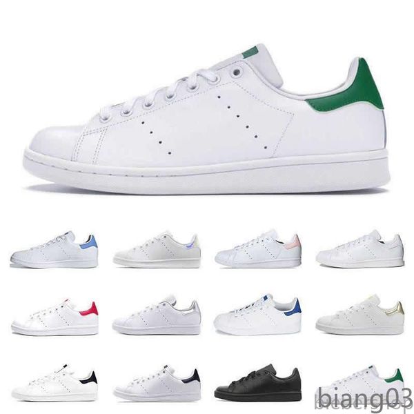 men classics stan smith women flat sneakers green white navy blue oreo rainbow fashion mens trainer outdoor sports shoes b03, Black
men classics stan smith women flat sneakers green white navy blue oreo rainbow fashion mens trainer outdoor sports shoes b03, Black