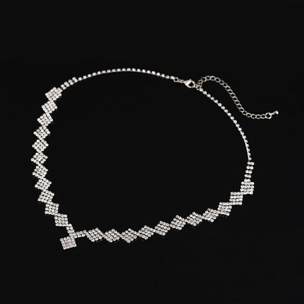 chains yfjewe fashion women crystal chain necklace woman symmetrical rhombus design christmas jewelry wholesale n067, Silver
chains yfjewe fashion women crystal chain necklace woman symmetrical rhombus design christmas jewelry wholesale n067, Silver