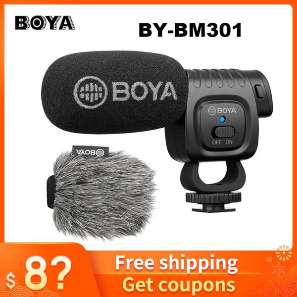 boya by-bm3011 on camera cardioid condenser microphone audio video studio mic for canon nikon dslr pc smartphone live vlog
boya by-bm3011 on camera cardioid condenser microphone audio video studio mic for canon nikon dslr pc smartphone live vlog