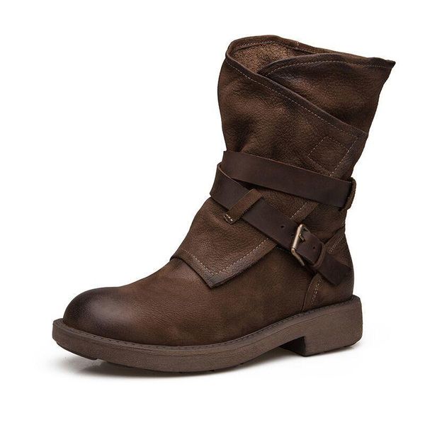 2021 ins solid color mid-heel leather boots for winter european style fashionable and comfortable low-women's boots, Black
2021 ins solid color mid-heel leather boots for winter european style fashionable and comfortable low-women's boots, Black