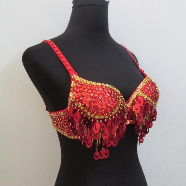 stage wear sujetador bellydance belly dance clothes hand made sequins bra for women 10 color dancer, Black;red
stage wear sujetador bellydance belly dance clothes hand made sequins bra for women 10 color dancer, Black;red