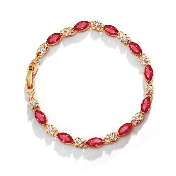 link, chain mxgxfam (17.5cm+3cm ) green / red zircon bracelets for women fashion jewelry pure gold color 24 k, Black
link, chain mxgxfam (17.5cm+3cm ) green / red zircon bracelets for women fashion jewelry pure gold color 24 k, Black