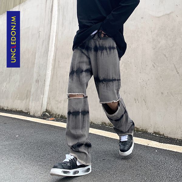 uncledonjm 2 wear style zipper denim jeans men women hip hop loose jeans men gothic distressed skateboard trousers t2-b115 q0105, Black;white
uncledonjm 2 wear style zipper denim jeans men women hip hop loose jeans men gothic distressed skateboard trousers t2-b115 q0105, Black;white