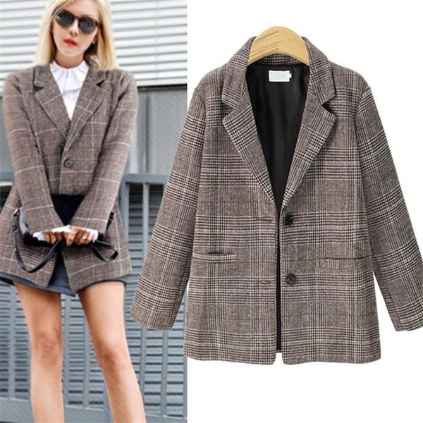 women's suits & blazers yvlvol plus size 5xl blazer wild casual loose long paragraph small coat streetwear spring and autumn 2021, White;black
women's suits & blazers yvlvol plus size 5xl blazer wild casual loose long paragraph small coat streetwear spring and autumn 2021, White;black