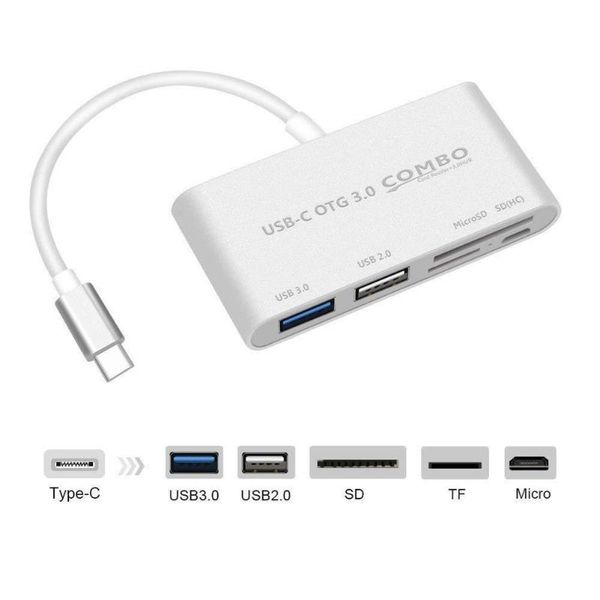 hubs 5-in-1 usb c to multi sd reader adapter type-c usb-c hub otg 3.0 micro splitter memory card
hubs 5-in-1 usb c to multi sd reader adapter type-c usb-c hub otg 3.0 micro splitter memory card