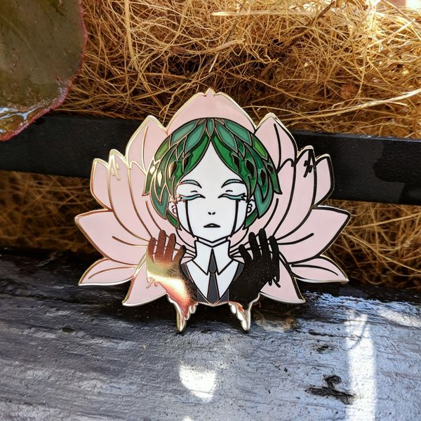 animation houseki no kunis phosphophyllites hard enamel pin gothic green hair yoga girl lotus flower badge accessory unique gift, Gray
animation houseki no kunis phosphophyllites hard enamel pin gothic green hair yoga girl lotus flower badge accessory unique gift, Gray