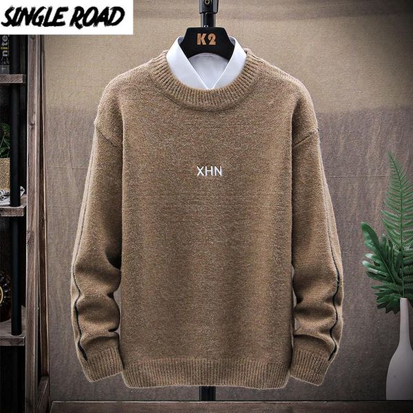 men's sweaters singleroad mens knitted sweater men 2021 winter side striped pullover jumper harajuku korean causal khaki, White;black
men's sweaters singleroad mens knitted sweater men 2021 winter side striped pullover jumper harajuku korean causal khaki, White;black