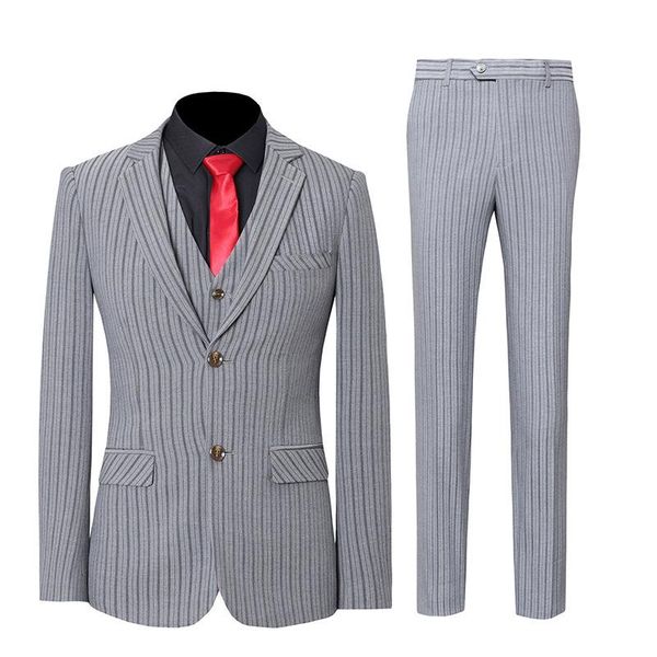 men's suits & blazers men slim stripe suit 3 pieces fashion wedding groom business party prom office work daily life single breasted 2, White;black
men's suits & blazers men slim stripe suit 3 pieces fashion wedding groom business party prom office work daily life single breasted 2, White;black
