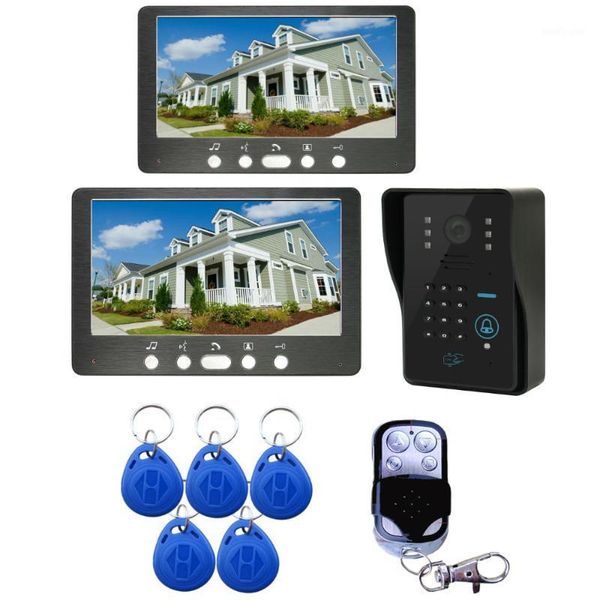 video door phones 7" phone doorbell intercom entry system + ir rfid code keypad camera remote1
video door phones 7" phone doorbell intercom entry system + ir rfid code keypad camera remote1