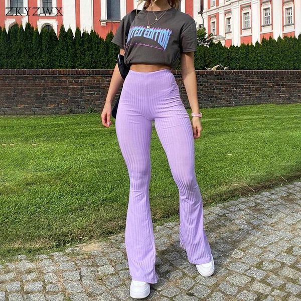 zkyzwx purple ribbed knitted flare pants for women y2k joggers slim high waist aesthetic trousers female vintage 90s sweatpants1, Black;white
zkyzwx purple ribbed knitted flare pants for women y2k joggers slim high waist aesthetic trousers female vintage 90s sweatpants1, Black;white