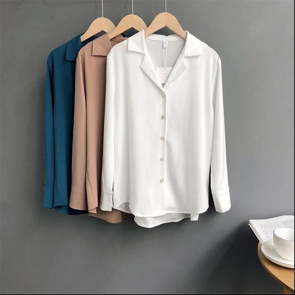 white working blouse shirt for women summer long sleeve white work wear formal female office clothing
white working blouse shirt for women summer long sleeve white work wear formal female office clothing