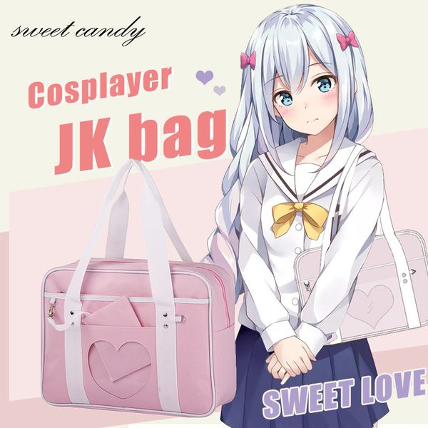 style pink japanese travel shoulder school bags for women girls large capacity luggage organizer handbags totes with cosplayer c1223
style pink japanese travel shoulder school bags for women girls large capacity luggage organizer handbags totes with cosplayer c1223