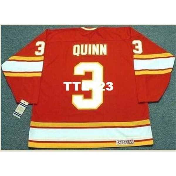 mens #3 pat quinn atlanta flames 1976 ccm vintage retro away hockey jersey or custom any name or number retro jersey, Black
mens #3 pat quinn atlanta flames 1976 ccm vintage retro away hockey jersey or custom any name or number retro jersey, Black