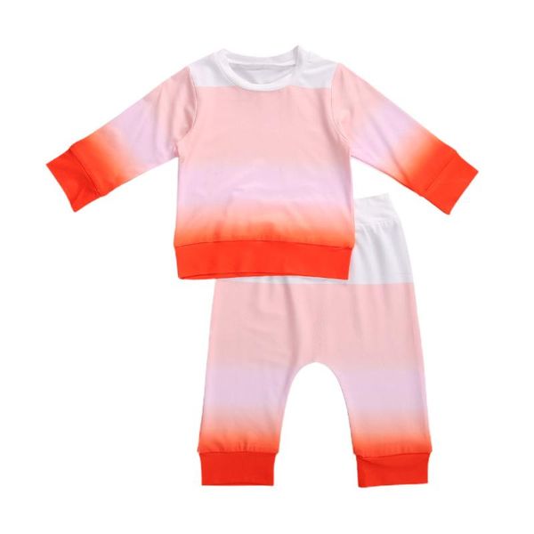 2020 autumn spring baby girls boys 2pcs clothing set toddler long sleeve gradient orange pullover elastic waist pants 0-24m, White
2020 autumn spring baby girls boys 2pcs clothing set toddler long sleeve gradient orange pullover elastic waist pants 0-24m, White