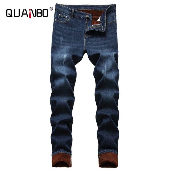 men's jeans mens distressed 2021 winter thicken warm slim straight fashion biker elasticity denim black plus size 40 42, Blue
men's jeans mens distressed 2021 winter thicken warm slim straight fashion biker elasticity denim black plus size 40 42, Blue
