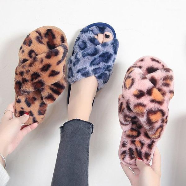 slippers winter plush indoor woman shoes leopard open toe female slip on warm home flat casual ladies footwear1, Black
slippers winter plush indoor woman shoes leopard open toe female slip on warm home flat casual ladies footwear1, Black
