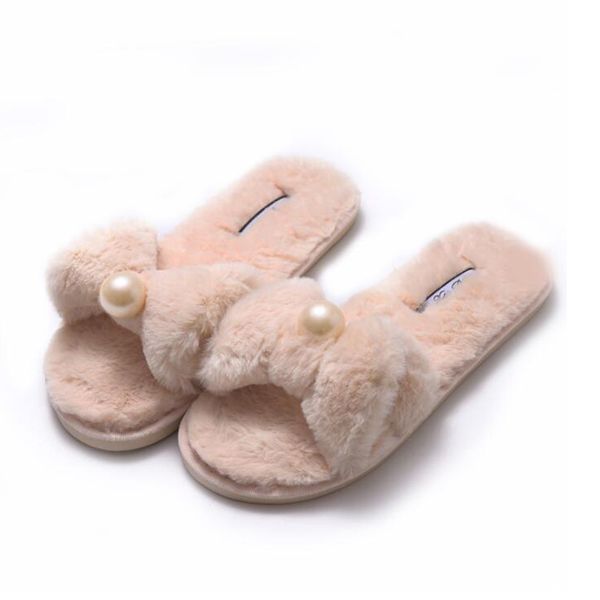 winter woman furry slippers slip on luxury fur warm shoes non-slip home slides bow pearl flats female comfortable house shoes 200928, Black
winter woman furry slippers slip on luxury fur warm shoes non-slip home slides bow pearl flats female comfortable house shoes 200928, Black