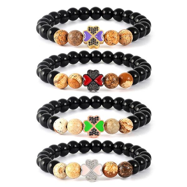 zaer crystals colorful enamel flowers strand bracelets for women party jewelry fashion lava bead braceles wedding winter gift, Black
zaer crystals colorful enamel flowers strand bracelets for women party jewelry fashion lava bead braceles wedding winter gift, Black