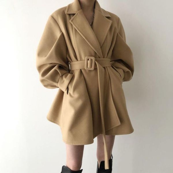woolen coat woman winter autumn warm jackets england style outwear clothes with sashes temperament blazer collar khaki and black
woolen coat woman winter autumn warm jackets england style outwear clothes with sashes temperament blazer collar khaki and black