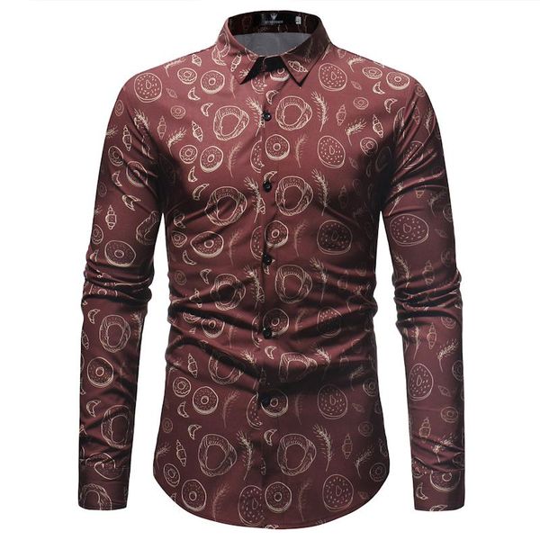 men's casual shirts stylish print vintage shirt men slim fit long sleeve chemise homme 2021 spring autumn button down dress 3xl, White;black
men's casual shirts stylish print vintage shirt men slim fit long sleeve chemise homme 2021 spring autumn button down dress 3xl, White;black