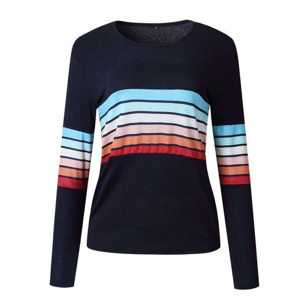 striped women knitted sweater plus size s 4xl long sleeve o neck pullovers jumper casual sweaters 2021 autumn winter clothes, White;black
striped women knitted sweater plus size s 4xl long sleeve o neck pullovers jumper casual sweaters 2021 autumn winter clothes, White;black
