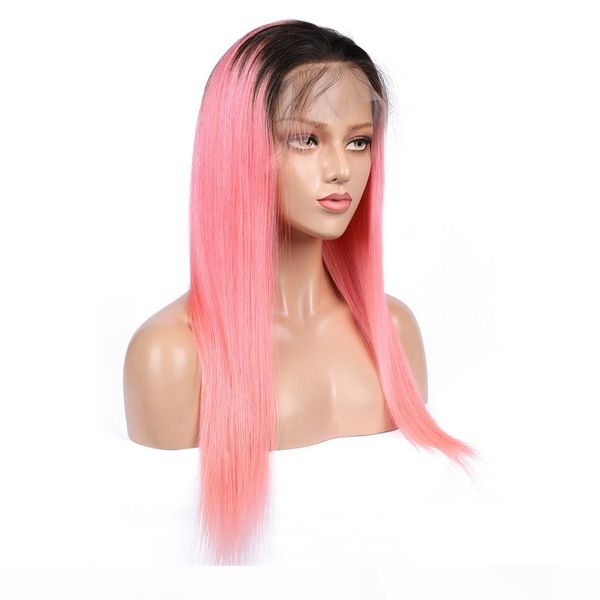 brazilian ombre pink human hair lace front wigs with baby hairs #1b pink dark roots ombre straight full lace wigs glueless 130 density, Black;brown
brazilian ombre pink human hair lace front wigs with baby hairs #1b pink dark roots ombre straight full lace wigs glueless 130 density, Black;brown