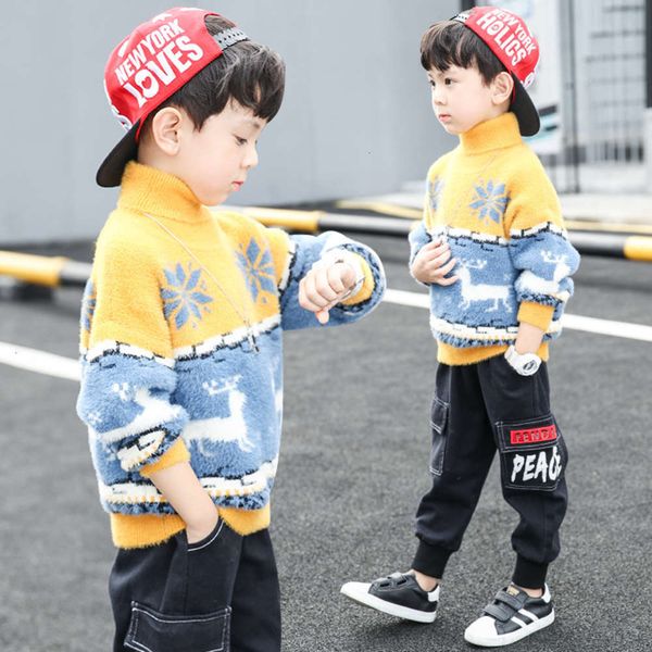 boys' 2020 new pullover children's wear thickened autumn and winter mink veet, Blue
boys' 2020 new pullover children's wear thickened autumn and winter mink veet, Blue