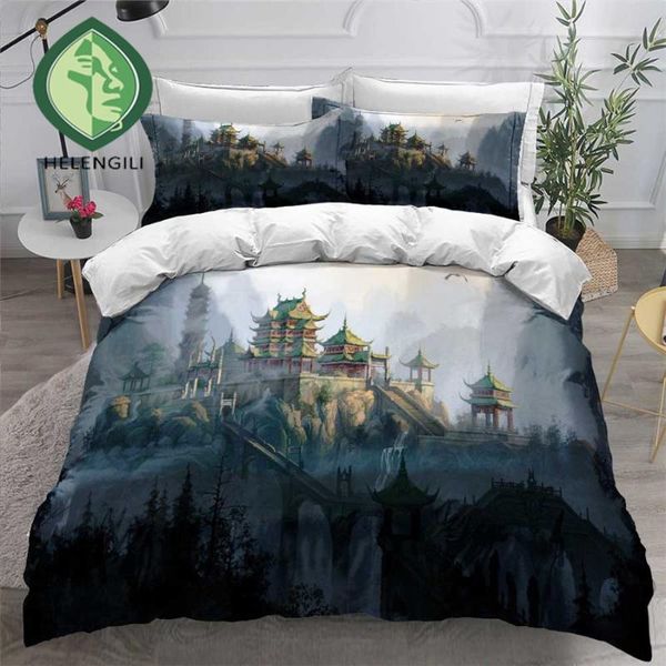 helengili 3d bedding set chinese scenery print duvet cover set bedclothes with pillowcase bed home textiles #zgfj09
helengili 3d bedding set chinese scenery print duvet cover set bedclothes with pillowcase bed home textiles #zgfj09