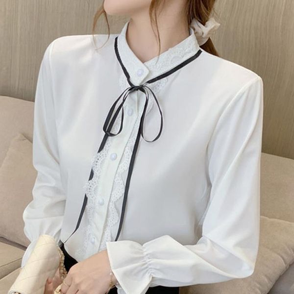 long sleeve white blouse blouse women blusas mujer de moda 2021 stand collar chiffon shirt women blouses blusa d600
long sleeve white blouse blouse women blusas mujer de moda 2021 stand collar chiffon shirt women blouses blusa d600