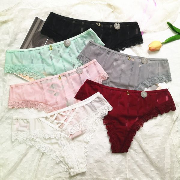 thong ice silk traceless bandage hollowed out lace t-pants briefs women's underwear, Black;pink
thong ice silk traceless bandage hollowed out lace t-pants briefs women's underwear, Black;pink