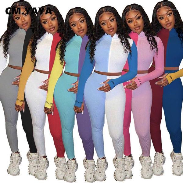 cm.yaya patchwork knitted lucky label women's set zipper leggings pant tracksuit ribbed two piece outfits sweatsuit1 women's track, Gray
cm.yaya patchwork knitted lucky label women's set zipper leggings pant tracksuit ribbed two piece outfits sweatsuit1 women's track, Gray