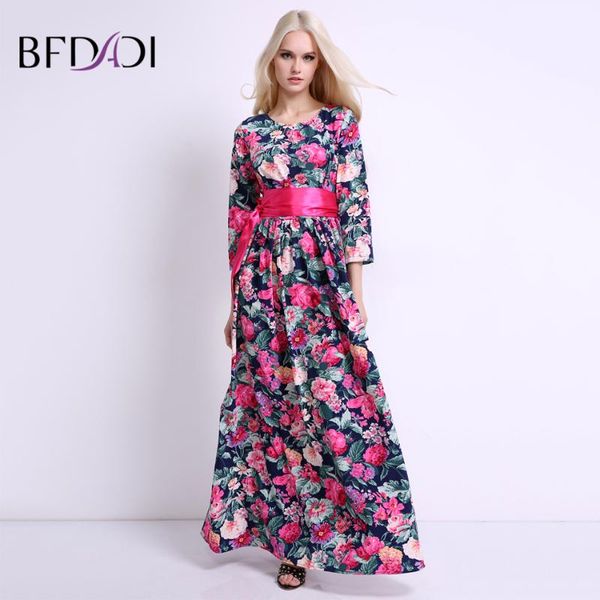 casual dresses bfdadi fashion vintage flowers print women loose spring summer long dress vestidos 2021 bf016, Black;gray
casual dresses bfdadi fashion vintage flowers print women loose spring summer long dress vestidos 2021 bf016, Black;gray